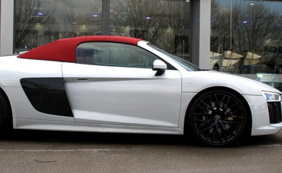 Audi R8 Spyder Car Hire London.