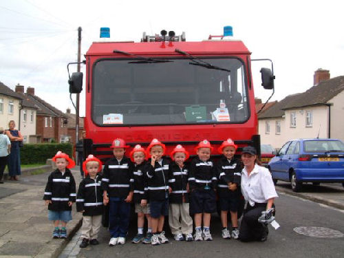 Fire Engine limo hire interior in London, Essex, Kent, Surrey Hampshire, Berkshire, Hertfordshire, Buckinghamshire, Suffolk, Norfolk, Cambridgeshire, Bedfordshire and East of England for childrens party