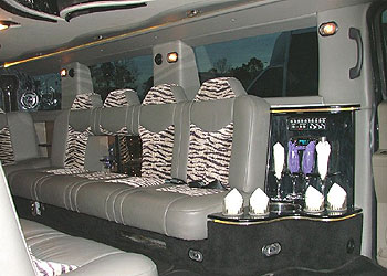 hummer limo interior