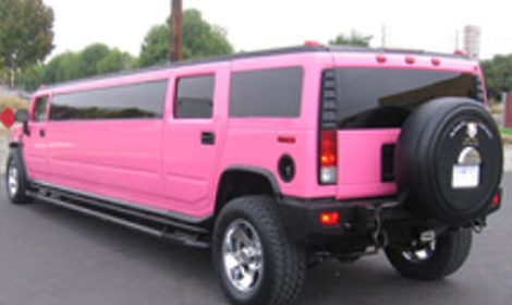 Pink limo hire London
