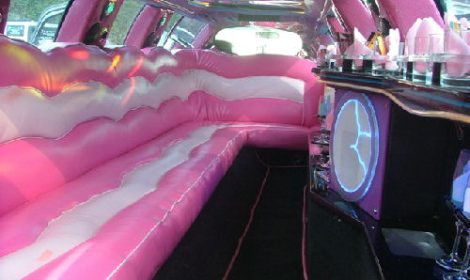Pink limo hire London